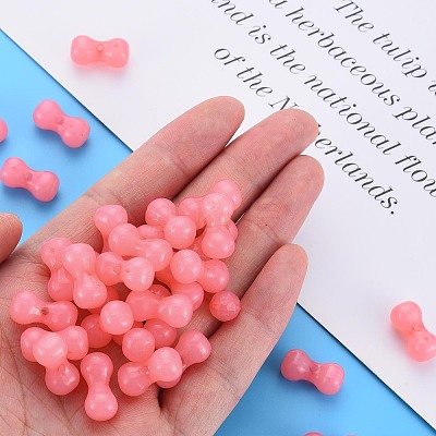 Imitation Jelly Acrylic Beads MACR-S373-96-EM-1
