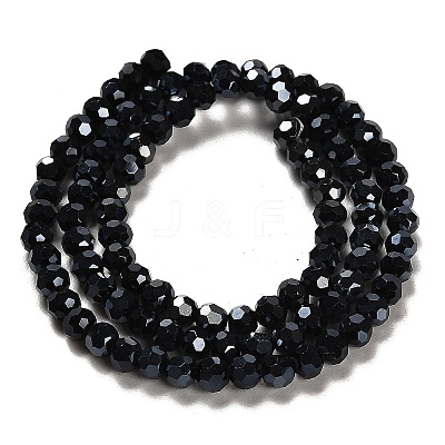 Electroplate Glass Bead Strands EGLA-R015-4mm-15-1