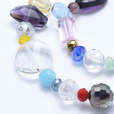 Glass Beads Strands X-GLAA-F081-12-1