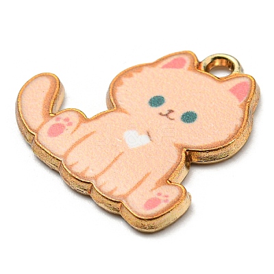 Printed Alloy Pendants ENAM-L042-04G-06-1