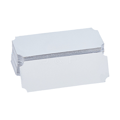 40Pcs Aluminum Blank Name Cards DIY-DC0003-12P-1