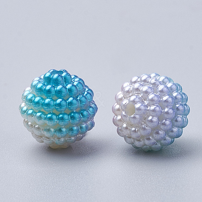 Imitation Pearl Acrylic Beads OACR-T004-12mm-07-1
