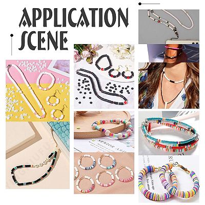 130g 2 Colors Handmade Polymer Clay Beads CLAY-PH0001-53-1
