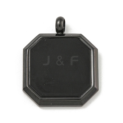 304 Stainless Steel Pendants STAS-F307-16EB-1