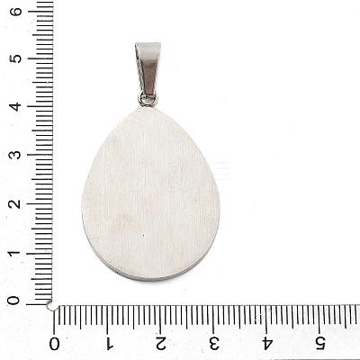 304 Stainless Steel Pendants STAS-F313-11P-1