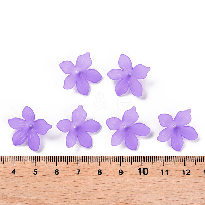 Frosted Acrylic Bead Caps MACR-S371-05A-747-1