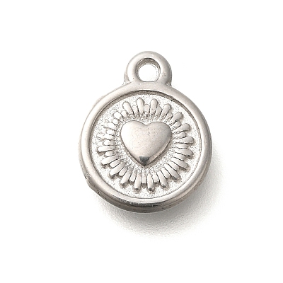 Anti-Tarnish 304 Stainless Steel Charms STAS-I321-05P-1