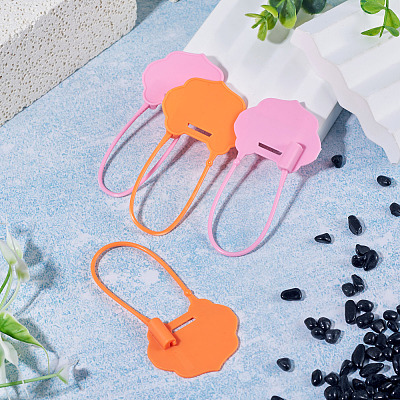 50Pcs Plastic Hang Tag Fasteners FIND-TA0010-37-1