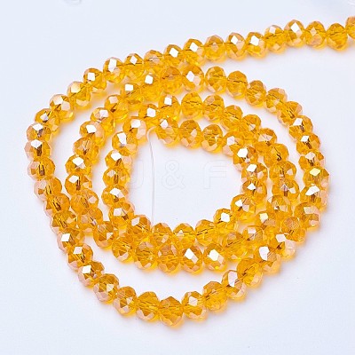 Electroplate Glass Beads Strands LS-EGLA-A034-T8mm-B01-1