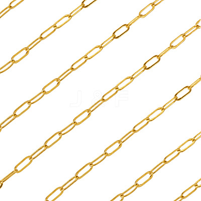 5M Brass Paperclip Chains CHC-TA0001-39G-1