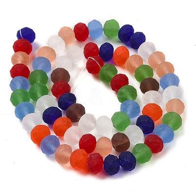Transparent Glass Beads Strands X-EGLA-A034-M10mm-63-1