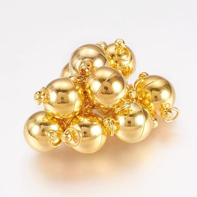 Brass Magnetic Clasps with Loops MC022-NFG-1