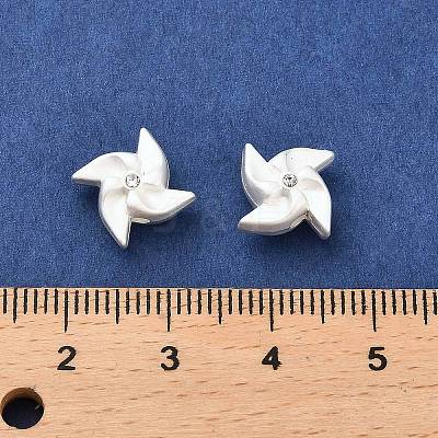 Matte Alloy Beads PALLOY-R145-09MS-1