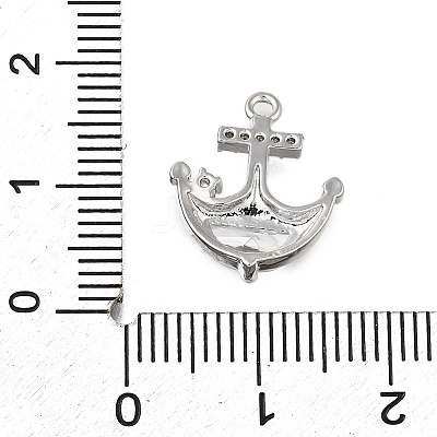 Brass Micro Pave Cubic Zirconia Pendants KK-Q048-09P-1