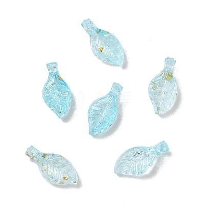 Transparent Acrylic and Gold Foil Pendants AC-CBAF9C1-04A-07-1