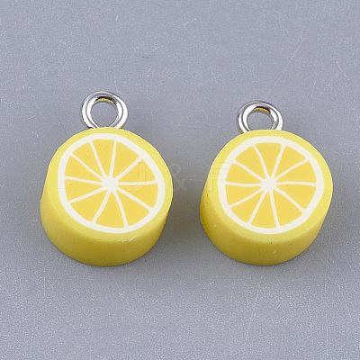 Handmade Polymer Clay Charms CLAY-S091-101-1