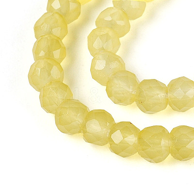 Imitation Jade Glass Beads Strands GLAA-T028-3mm-11J-1