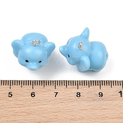 Opaque Resin Pendants RE-CBA0127-04-1
