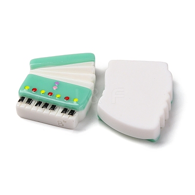 Opaque Music Theme Resin Cabochons LS-CRES-Z010-02F-1