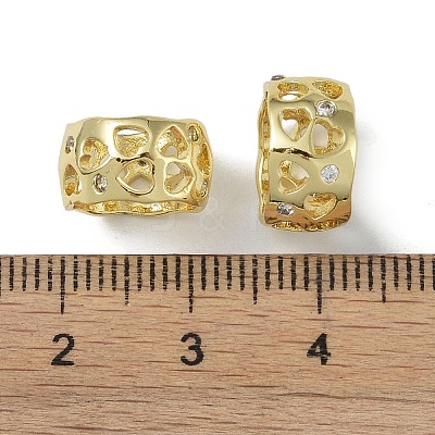 Rack Plating Brass Beads KK-A220-25F-G-1