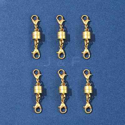 12Sets Brass Magnetic Clasps Converter KK-FS0001-95G-1