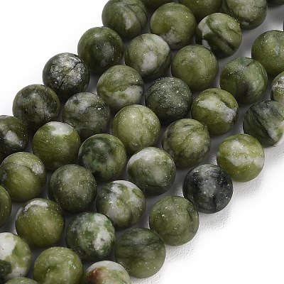 Natural Chinese Jade Beads Strands G-P626-10mm-01B-1