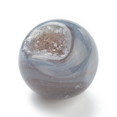 Natural Druzy Agate Beads G-J391-05-1
