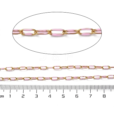 304 Stainless Steel Enamel Cable Chains CHS-R020-02G-05-1