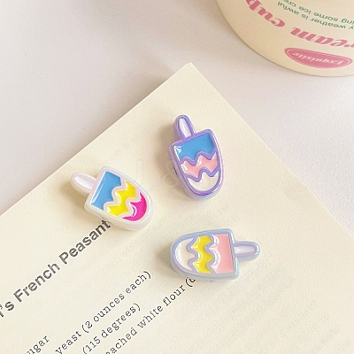 Opaque Acrylic Beads SACR-P030-A02-1