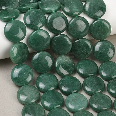 Natural Green Aventurine Beads Strands G375-27A-1