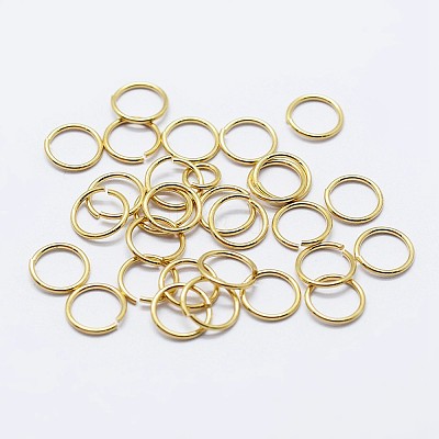 925 Sterling Silver Saw Cut Open Jump Rings STER-F036-02G-0.7x4mm-1