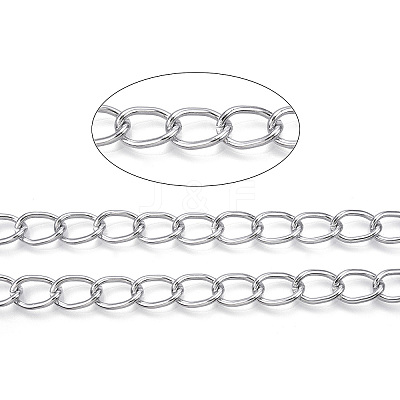 Aluminium Curb Chains CHA-T001-39S-1