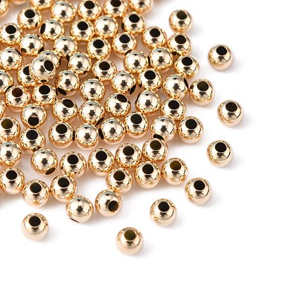 Yellow Gold Filled Beads KK-G156-3mm-1-1
