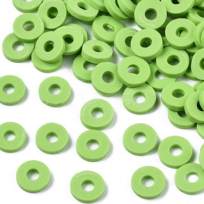 Handmade Polymer Clay Beads X-CLAY-Q251-6.0mm-B49-1