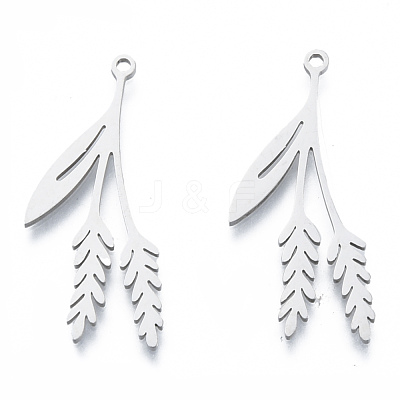 Non-Tarnish 201 Stainless Steel Pendants STAS-N090-LA971-1-1
