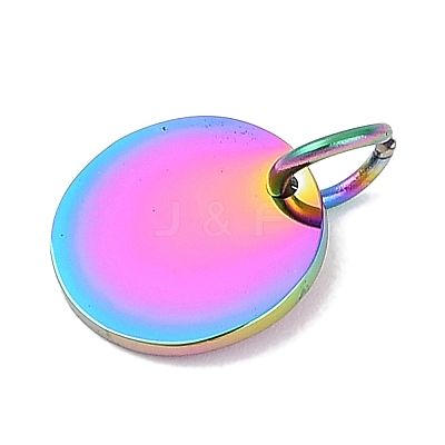 Ion Plating(IP) 304 Stainless Steel Pendants STAS-I311-32C-RC-1