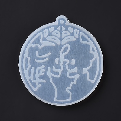 DIY Skull Theme Pendant Silicone Molds LS-SIMO-H010-07B-1