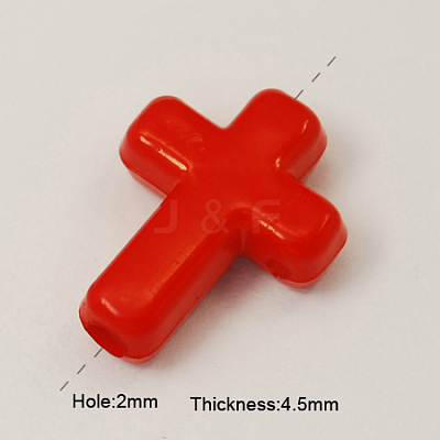 Opaque Acrylic Beads SACR-436-1-1