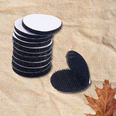 40Pcs Self-adhesive Nylon with Polyester Hook and Loop Tapes AJEW-SP0003-24B-1