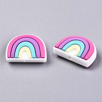 Food Grade Eco-Friendly Silicone Focal Beads SIL-N002-09D-1