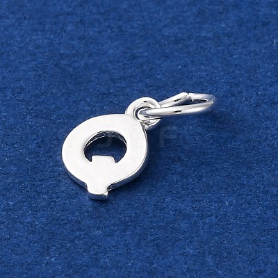 925 Sterling Silver Letter Charms LS-STER-C012-01S-Q-1