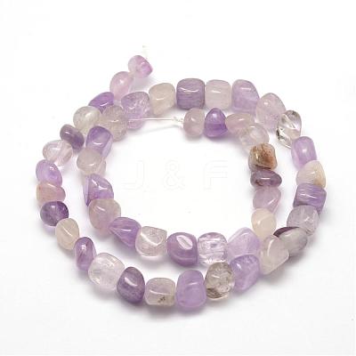 Natural Lavender Amethyst  Beads Strands G-F464-12-1