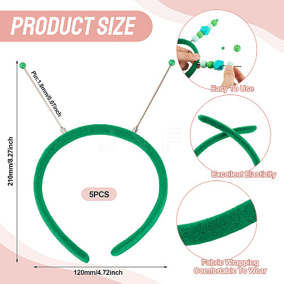 Cloth and Plastic Hair Bands OHAR-TAC0020-01B-1