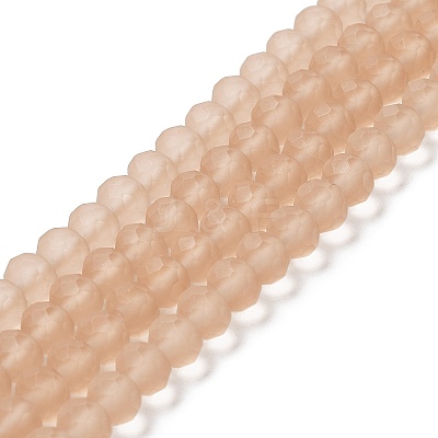Transparent Glass Beads Strands X-EGLA-A034-T10mm-MD20-1