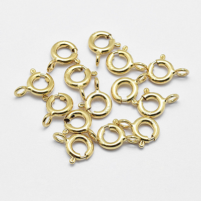 925 Sterling Silver Spring Ring Clasps LS-STER-K167-076D-G-01-1