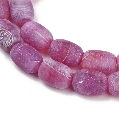Natural Weathered Agate Beads Strands G-NH0047-B05-02-1