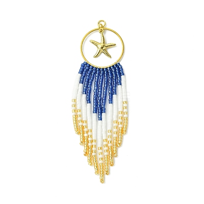MIYUKI Round Rocailles Seed Beads Beaded Charms PALLOY-MZ00210-1