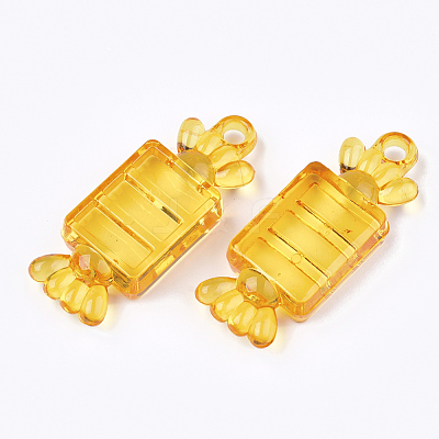 Transparent Acrylic Big Pendants TACR-S133-017-1