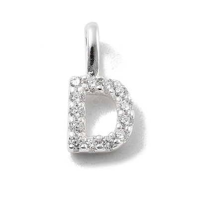 925 Sterling Silver with Cubic Zirconia Charms STER-Q004-01D-S-1