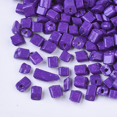 6/0 Baking Paint Glass Seed Beads SEED-S034-A08-1